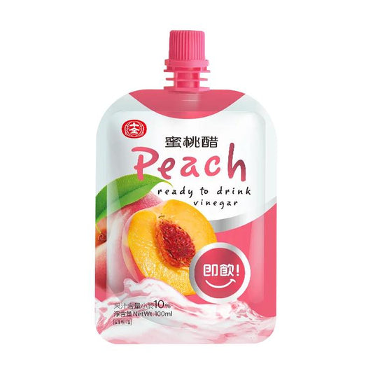 『甜點/飲料』🇹🇼MIT  台灣製～十全醋飲100ml*5入/組 ～ 🍑蜜桃醋