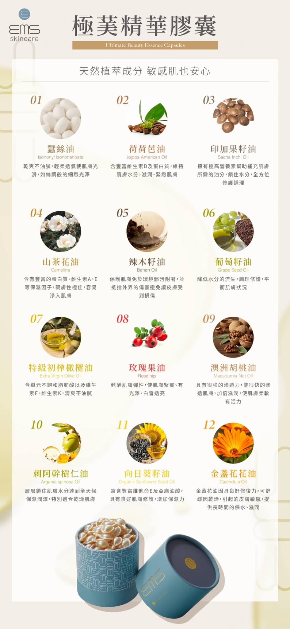 『伊䓺絲EMS』🇹🇼MIT 極䓺精華膠囊50顆