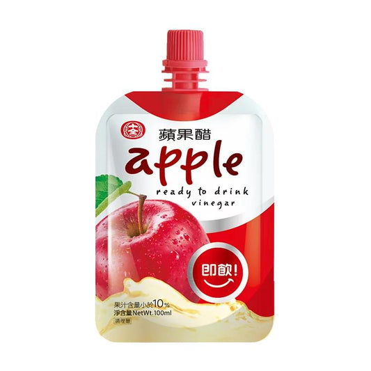 『甜點/飲料』🇹🇼MIT  台灣製～十全醋飲100ml*5入/組 ～   🍎蘋果醋
