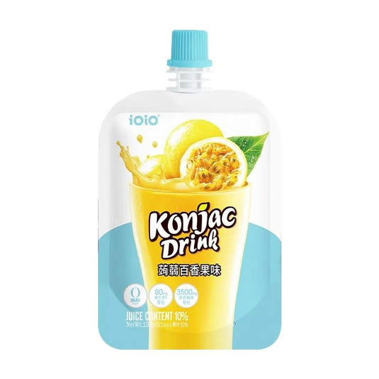 『零食蜜餞區』🇹🇼MIT 十全iOiO 超口感蒟蒻100ml *3入～ 🍯百香果味