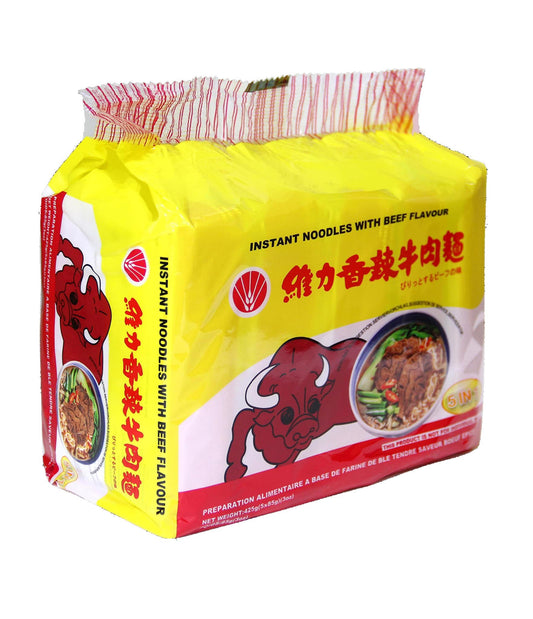 『乾貨區』🇹🇼MIT 維力香辣牛肉麵85g*5/入
