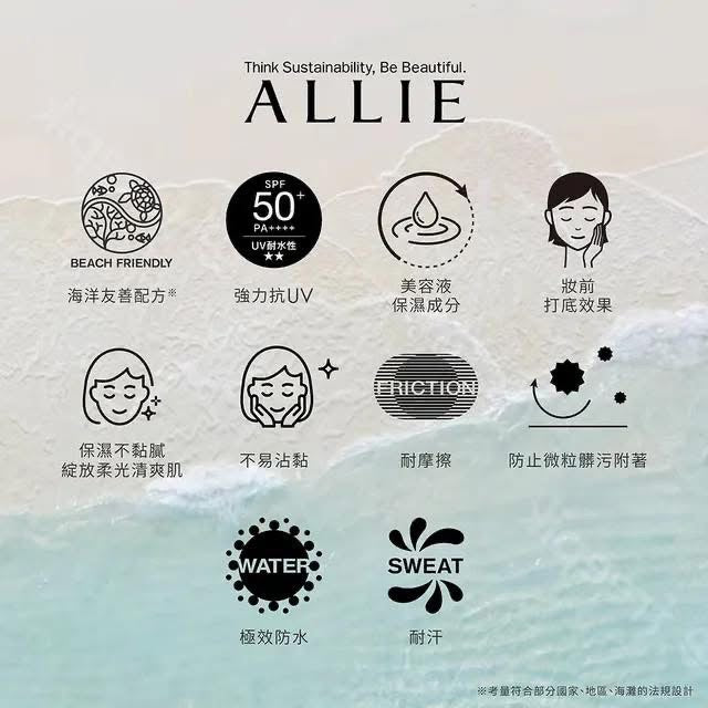 🇯🇵日本ALLIE 持采UV高效防曬水凝乳EX 90g*2（臉/全身用)